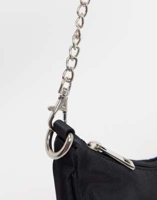 black bag with chain strap