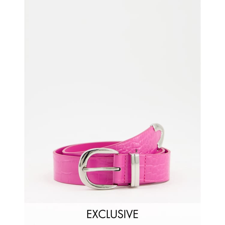  Pink Rhinestone Belt 3x ASOS Curve | Accessories | Asos Brand Wrapped Up 1 Ways  main image 3
