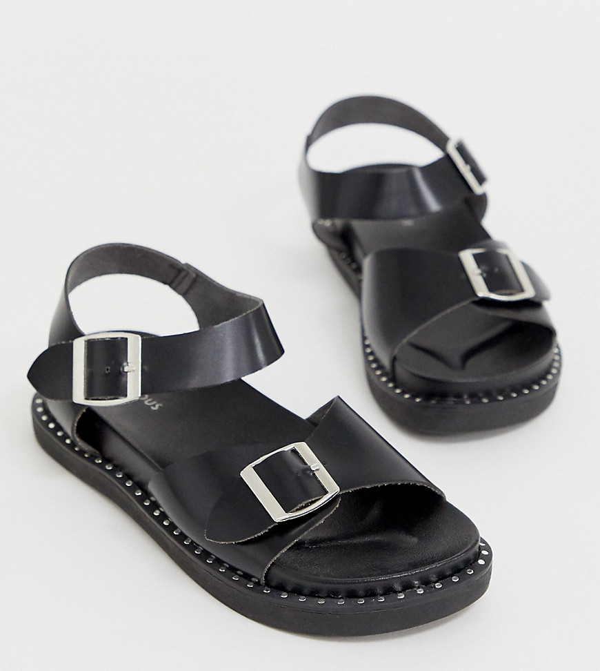 Glamorous Exclusive black sporty sandals
