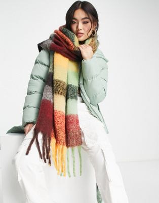 Glamorous Exclusive long scarf in multicolour check
