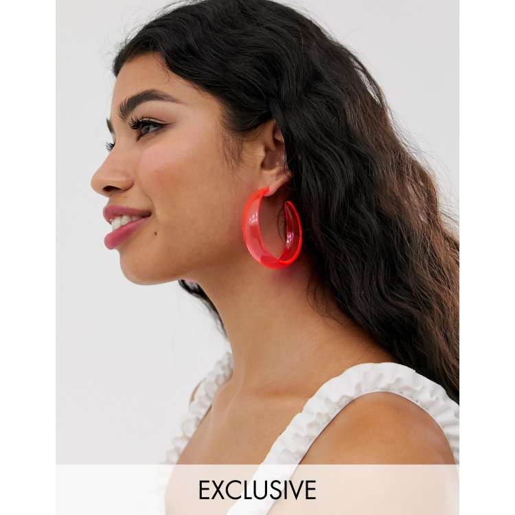 Plastic on sale sleeper earrings