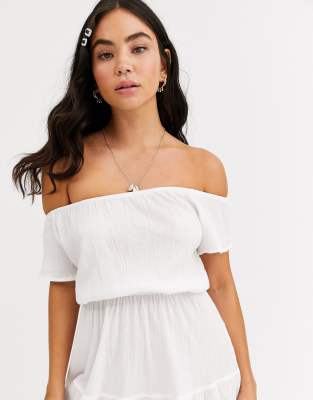asos white beach dress