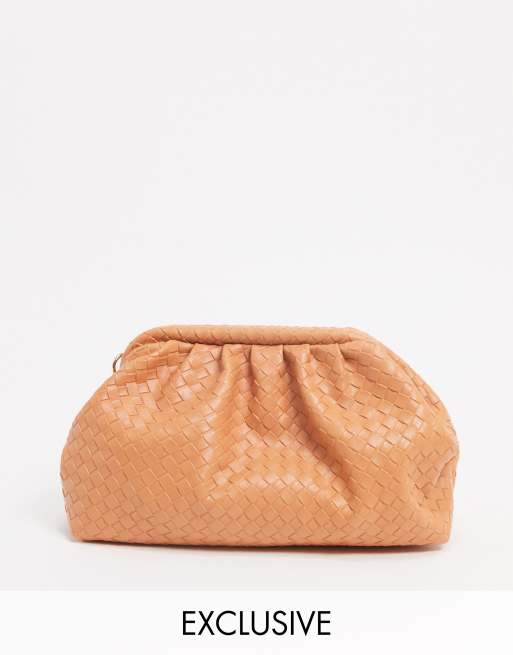 woven clutch