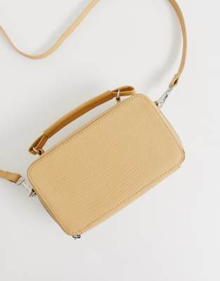 beige camera bag