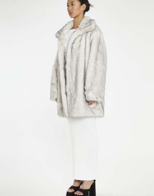 Glamorous Faux fur coat in natural, 4 of 4
