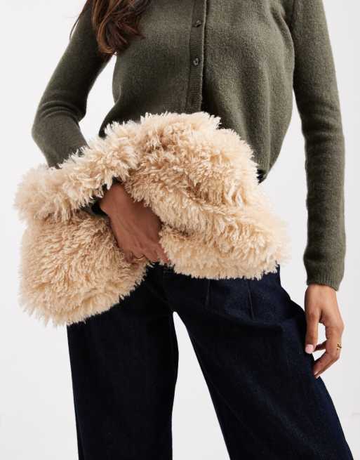 sculptor fluffy slouchy satin bag ホワイト sculptor Fluffy Slouchy Satin Bag