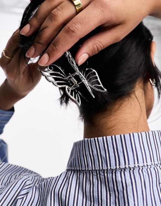 Fermagli A Farfalla In Metallo - Per Capelli, Accessori Moda Femminile E Sposa