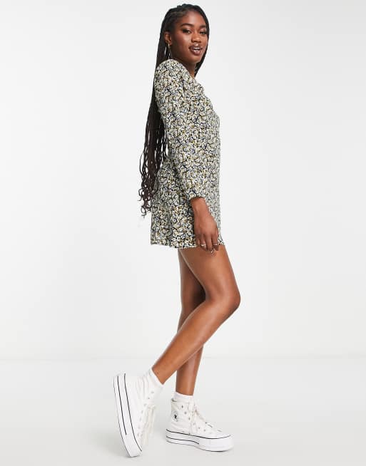 Leopard print shift store dress asos