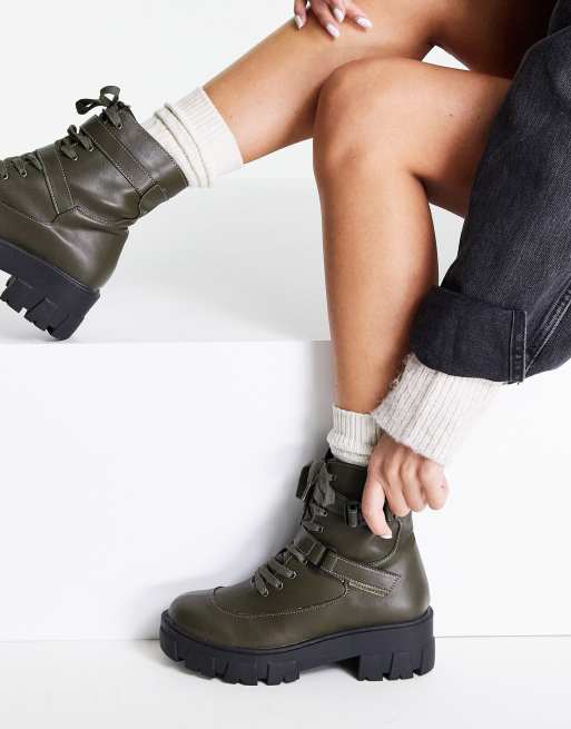 Komponente Definition Bestanden ankle boots schnüren flach