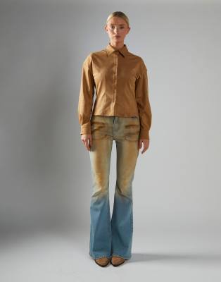 Glamorous Flared Jeans in blue mud wash