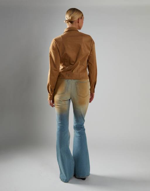 Glamorous Flared Jeans in blue mud wash | ASOS