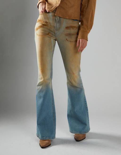 Glamorous Flared Jeans in blue mud wash | ASOS