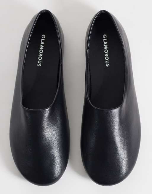 Glamorous flat shoes in black, 2 of 4