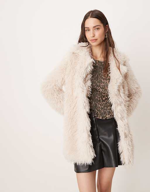 Glamorous fluffy faux fur boxy coat | ASOS Glamorous fluffy faux fur boxy coat | ASOS