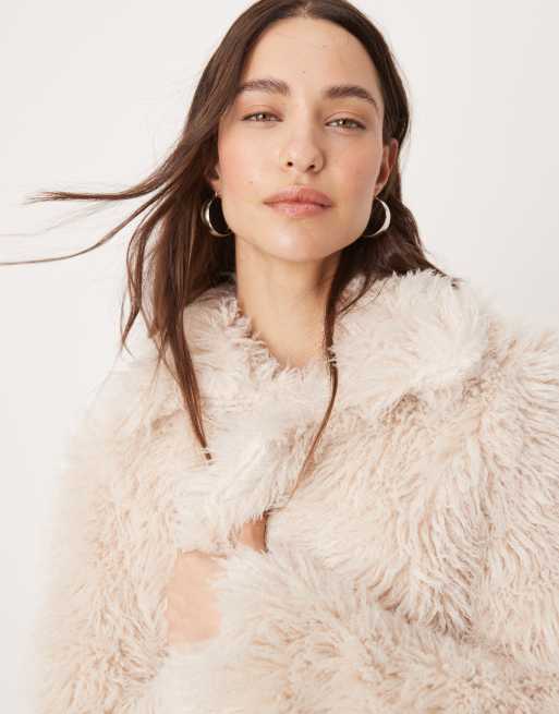 Glamorous faux fur coat hotsell
