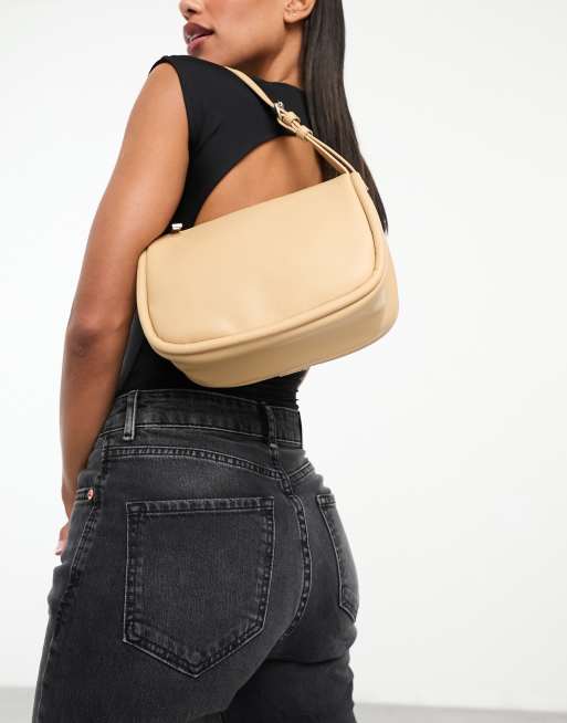 Glamorous - Foret skuldertaske i lysebrun 