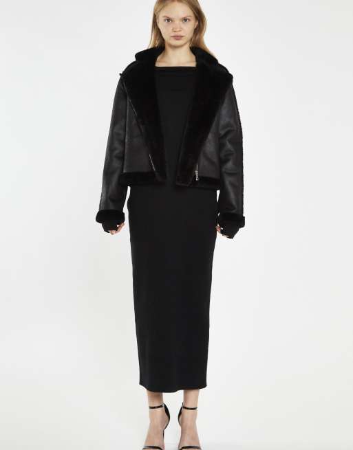 Glamorous Fur-trim -jacket in black, 2 of 4
