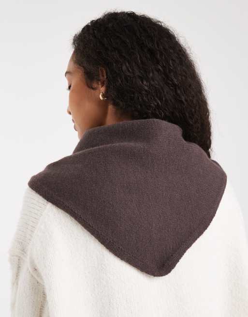 Trendy Driehoekige Sjaal voor Dames – Wolmix, Herfst