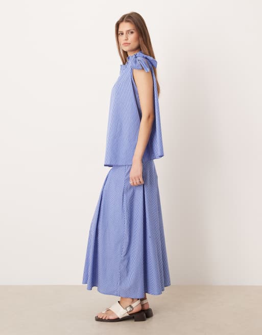Glamorous - Coordinato blu e bianco a righe, 3 di 3