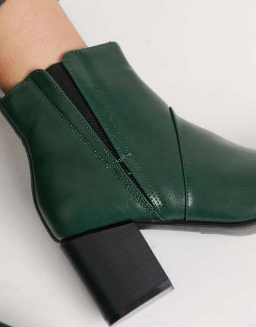 Green booties outlet