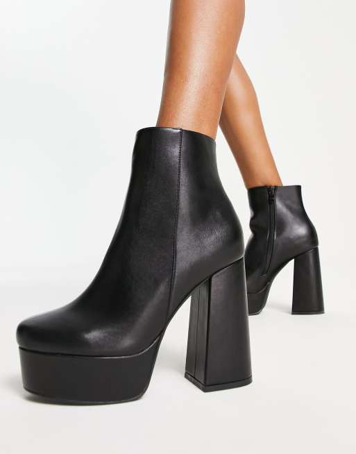 Asos electrifying clearance platform ankle boots