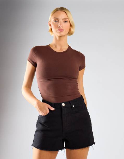 Glamorous High waist shorts in black - view 1