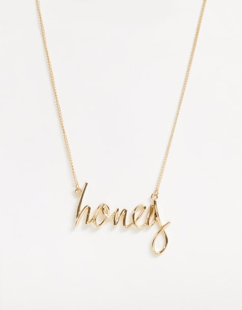 Glamorous – Honey – Goldene Halskette