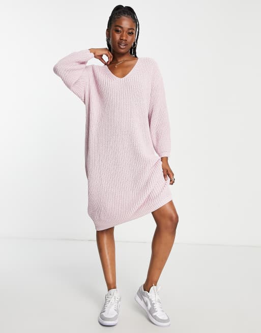 Knitted jumper hotsell dress plus size