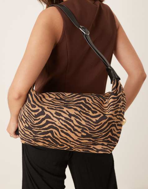 Glamorous – Lässige Umhängetasche mit Zebraprint - view 1