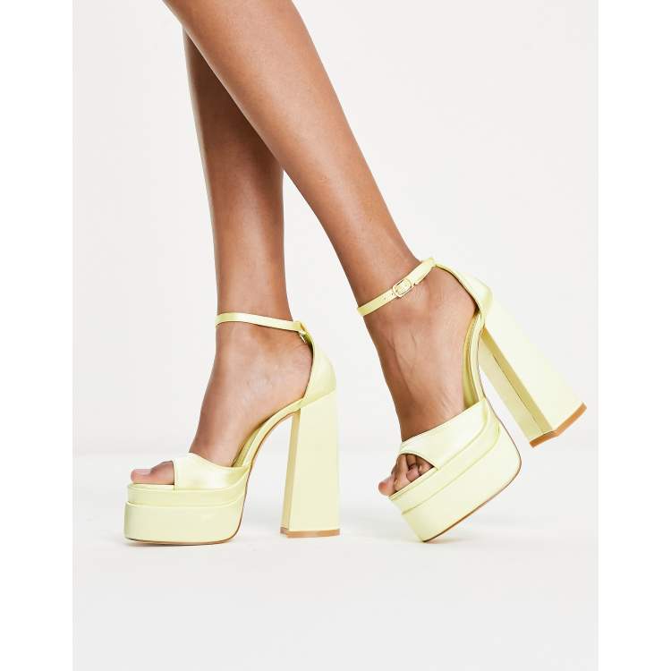 Lemon high heels sale