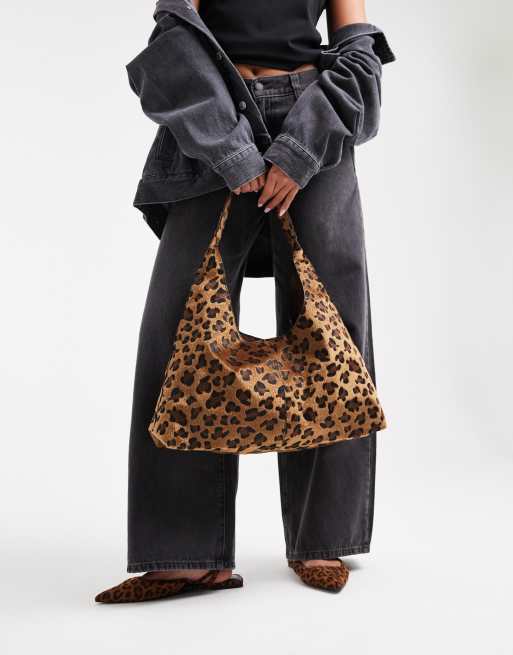 Glamorous – Leopardmönstrad axelremsväska , 3 av 4