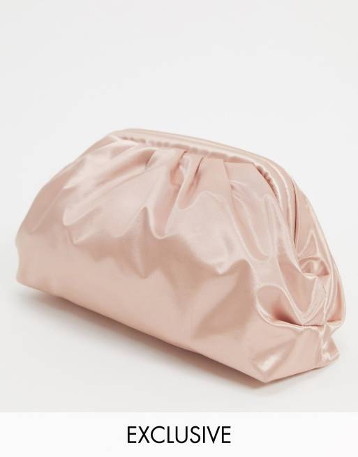 Glamorous – Ljusrosa, slouchy kuvertväska – Endast hos ASOS