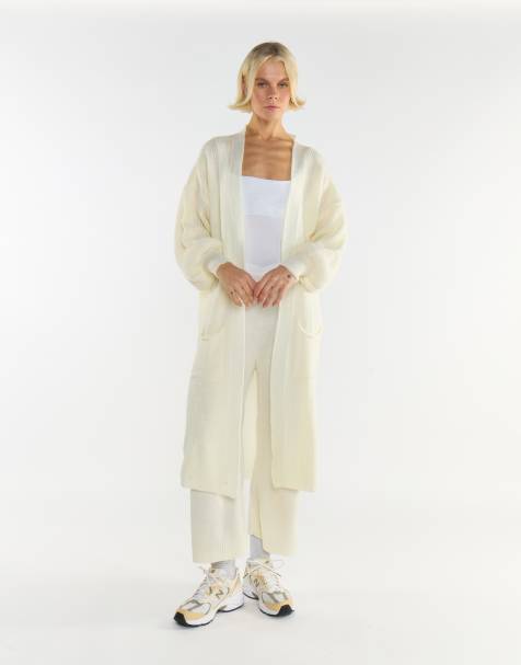 Glamorous Long cardigans in off white - view 1