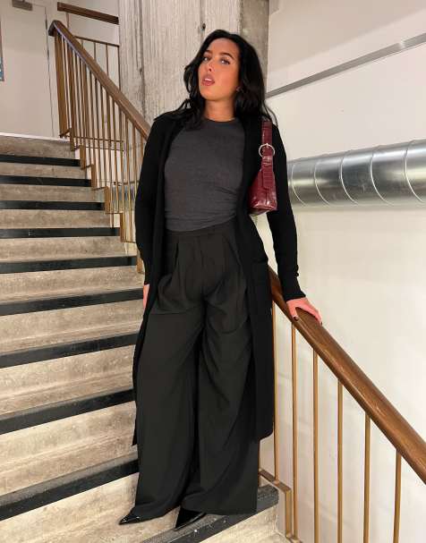 Glamorous Long-length cardigan in black - view 1