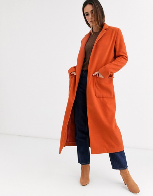 Glamorous longline coat