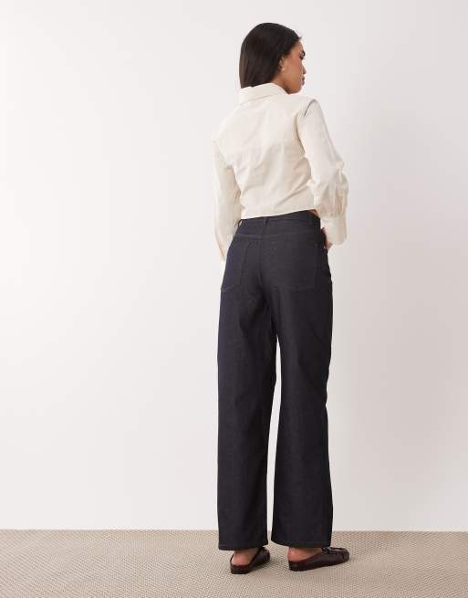Glamorous low rise baggy jeans in dark indigo - part of a set, 2 of 5