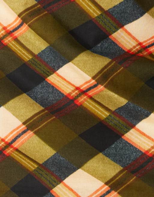 Glamorous low rise mini skirt in red khaki tartan - part of a set