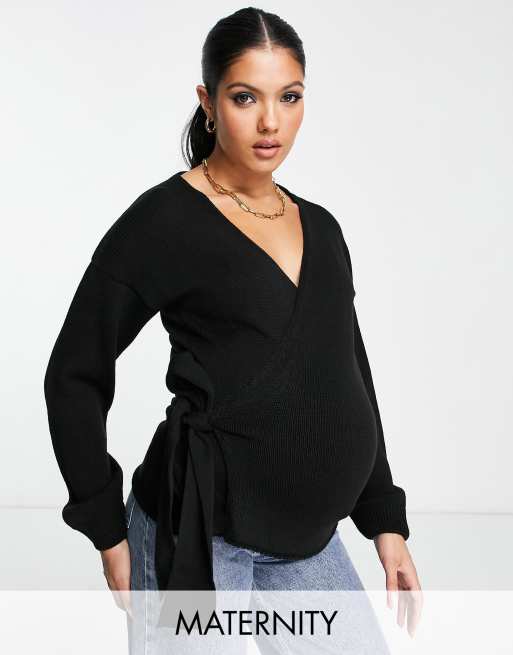 Maternity shop wrap cardigan