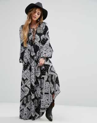 boho paisley dress