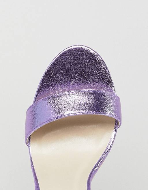 Purple cheap metallic shoes