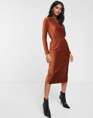 glamorous studio midi dress