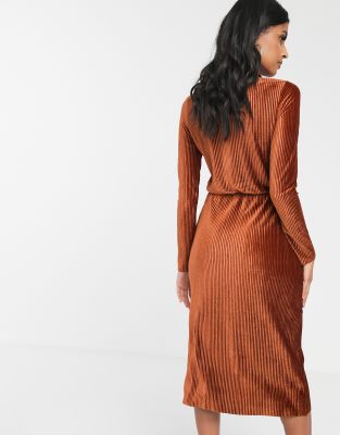 glamorous studio midi dress