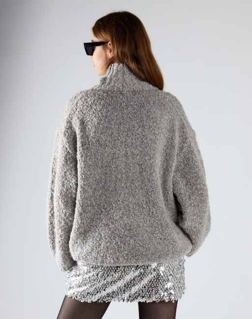Glamorous Mini skirt in silver diamond seq, 4 of 4