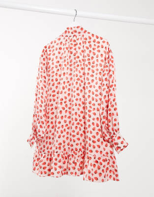 asos strawberry dress