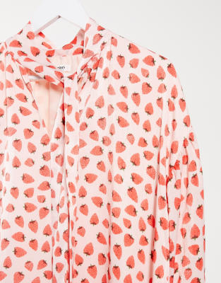 asos strawberry dress