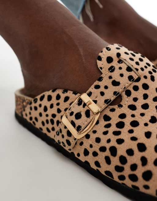 Glamorous mules in leopard ASOS