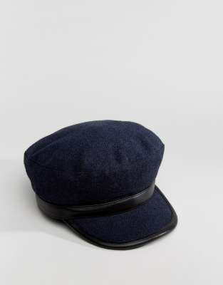 baker boy hat navy