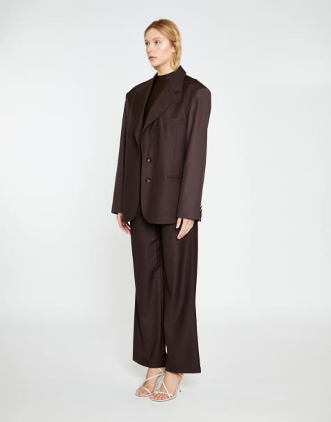 Glamorous Oversized-blazer in dark brown - view 1
