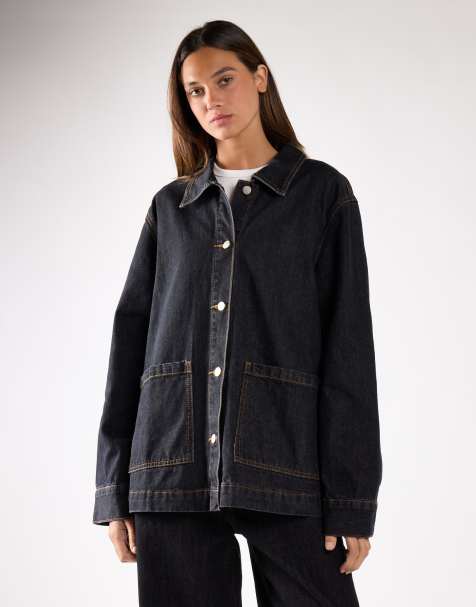 Glamorous Oversized denim jacket in indigo - view 1