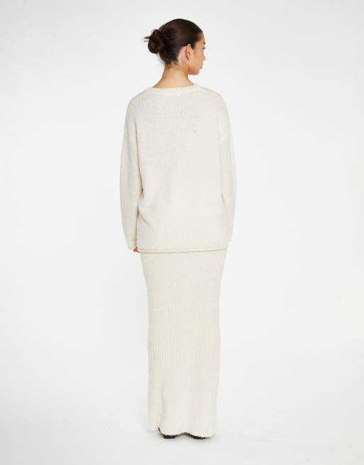 Glamorous Oversized jumper in cream, 2 of 4